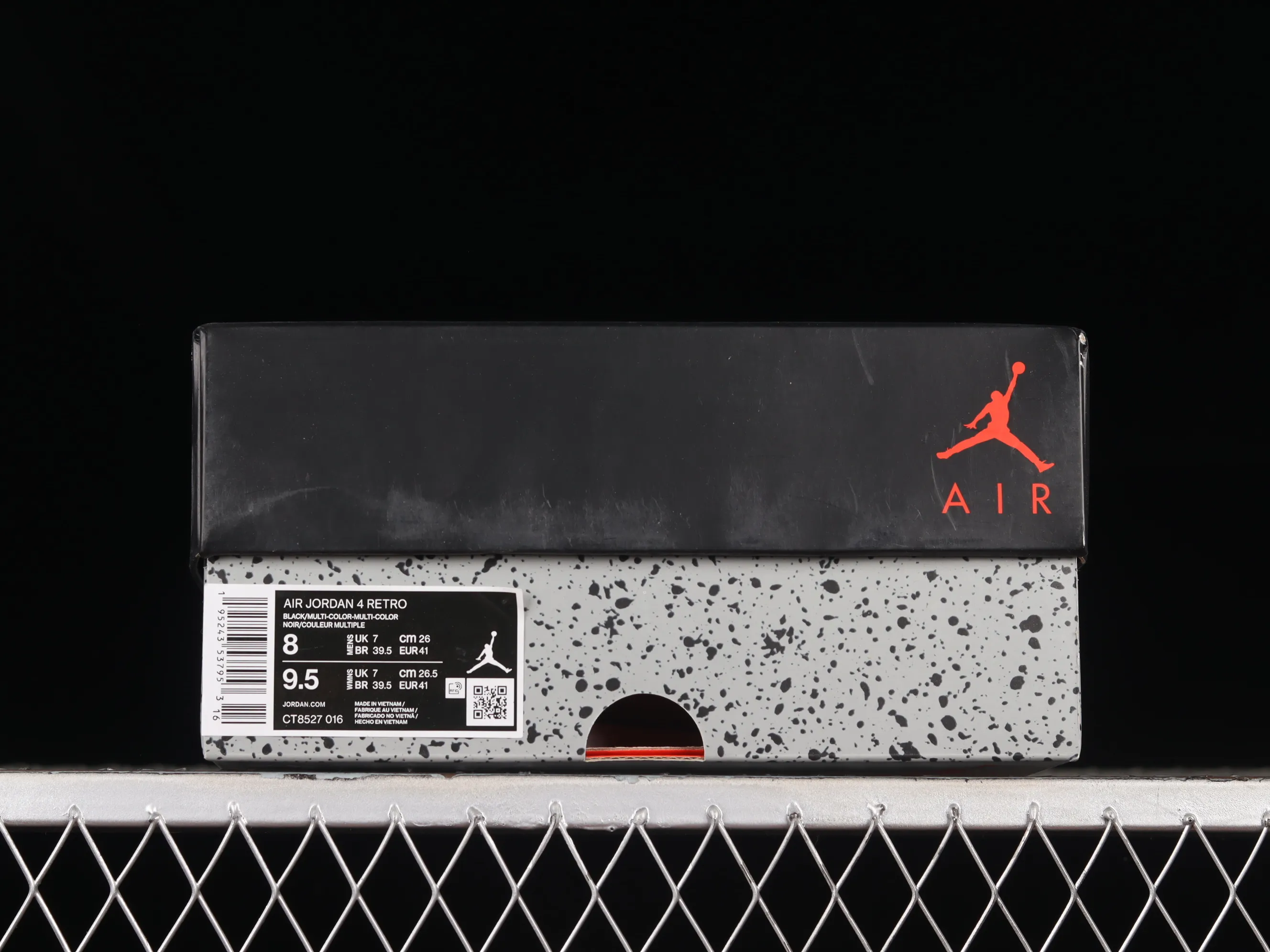 All categories Air Jordan Jordan series basketball shoes Air Jordan 4 LJR version Air Jordan 4 Retro "University Blue" AJ4 Joe 4 new black and red retro casual sports culture basketball shoes CT8527-016